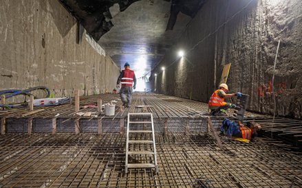 Tunel pod parkiem Pięciu Sióstr nabiera docelowego kształtu