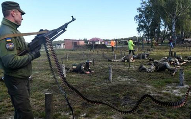 Ćwiczenia ukraińskiej Gwardii Narodowej