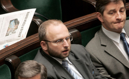 Tomasz Markowski znów chciałby być w PiS. Na zdjęciu (z lewej) jako poseł tej partii, obok Marek Kuc