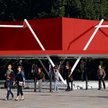 Pogodne odbicie Traktu w pawilonie duńskiego artysty
