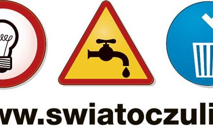 Telewizor ze znakiem kwiatka
