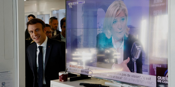 Sondaż: Rekordowy wynik Marine Le Pen w drugiej turze. Zbliża się do Macrona