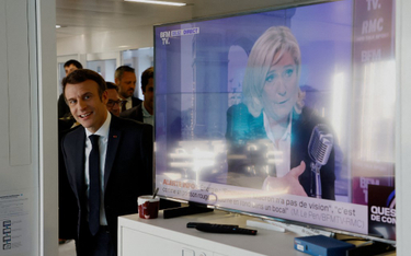 Sondaż: Rekordowy wynik Marine Le Pen w drugiej turze. Zbliża się do Macrona