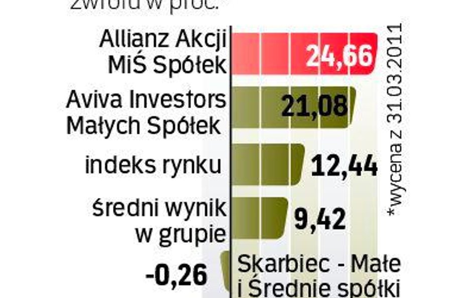 Wysoka ocena funduszu Aviva Investors Małych Spółek