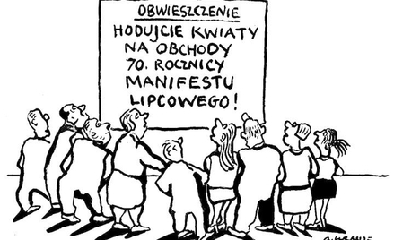 Komentarz rysunkowy. Obwieszczenie