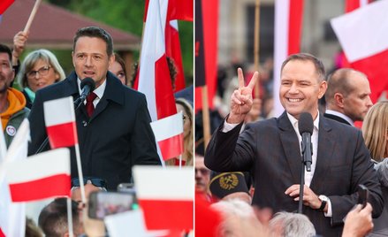 Karol Nawrocki i Rafał Trzaskowski