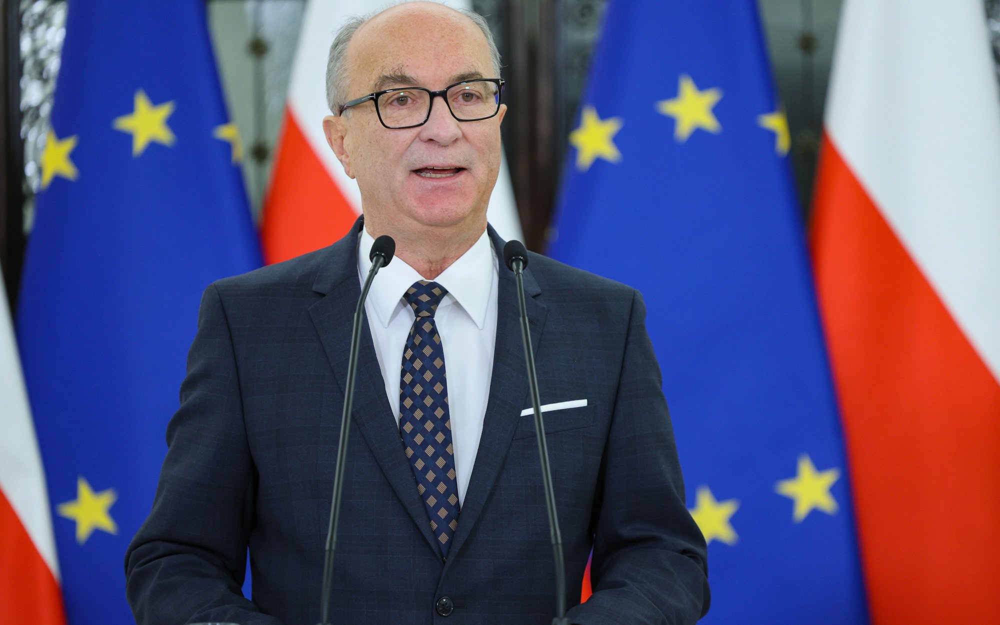 Dziennikarz kontra marszałek Sejmu. Spięcie w trakcie konferencji