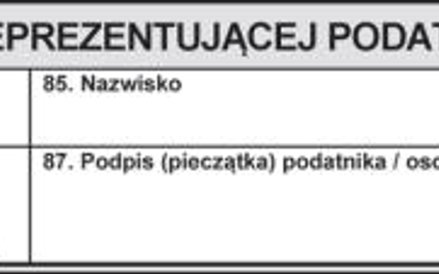 Część G - Podpis