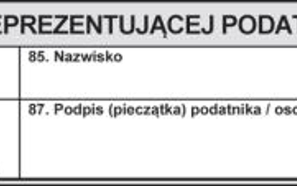 Część G - Podpis