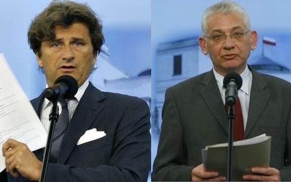 Janusz Palikot i Ludwik Dorn