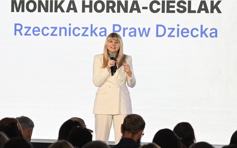 Rzecznik Praw Dziecka Monika Horna-Cieślak