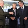 Lech Wałęsa, Aleksander Kwaśniewski i Bronisław Komorowski