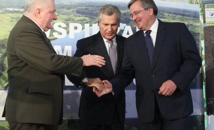 Lech Wałęsa, Aleksander Kwaśniewski i Bronisław Komorowski