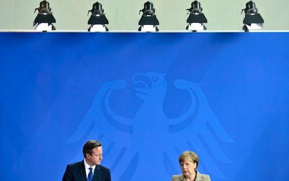 Brytyjski premier David Cameron i kanclerz Angela Merkel