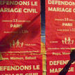Nantes. Ochotnicy rozwieszają w mieście plakaty zachęcające do udziału w demonstracji w Paryżu
