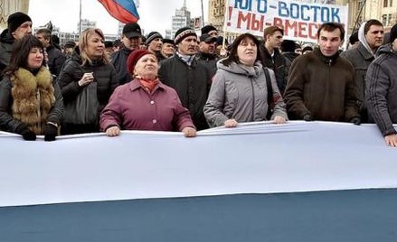 Prorosyjska demonstracja w Charkowie