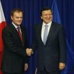 Tusk (z lewej) i Barroso