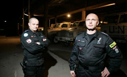 Polscy policjanci w Kosowie