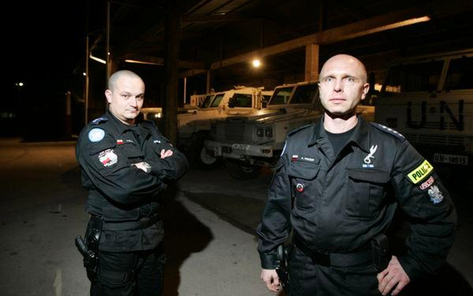 Polscy policjanci w Kosowie