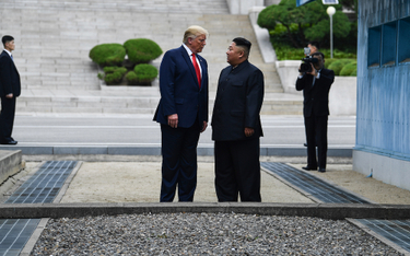 Donald Trump spotkał się z Kim Dzong Unem