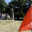 Pogrzeb 36 osób, których szczątki ekshumowano na terenie wyludnionej polskiej wsi Ostrówki na Ukrain