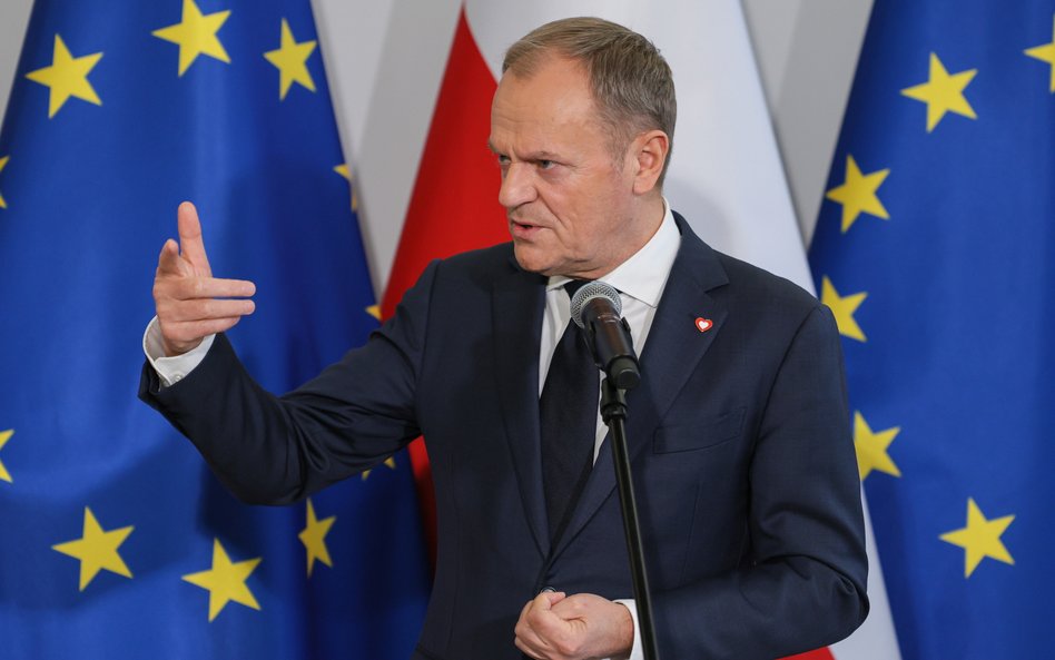 Przewodniczący PO Donald Tusk