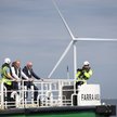 Morska farma wiatrowe Baltic Power w Łebie, gdzie wizytę złożył premier Donald Tusk