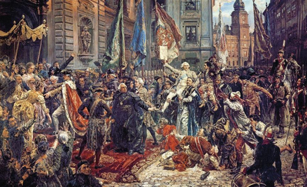 Obraz „Konstytucja 3 maja 1791 roku” Jan Matejko.