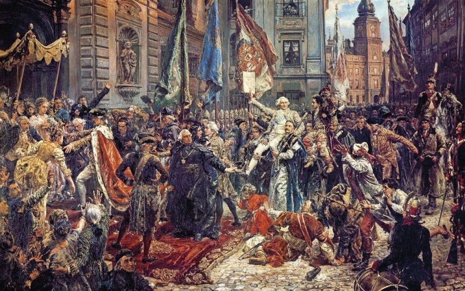 Obraz „Konstytucja 3 maja 1791 roku” Jan Matejko.