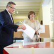 Prezydent Bronisław Komorowski z żoną Anną