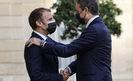 Emmanuel Macron i Kyriakos Mitsotakis