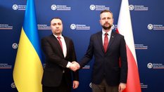 Kyryło Budanow w trakcie spotkania z Władysławem Kosiniakiem-Kamyszem