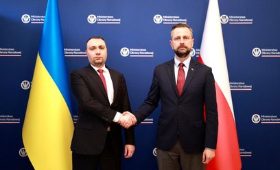 Kyryło Budanow w trakcie spotkania z Władysławem Kosiniakiem-Kamyszem