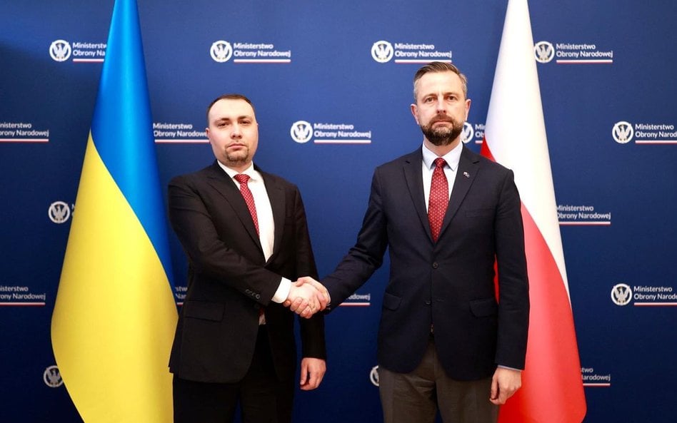 Kyryło Budanow w trakcie spotkania z Władysławem Kosiniakiem-Kamyszem