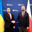 Kyryło Budanow w trakcie spotkania z Władysławem Kosiniakiem-Kamyszem
