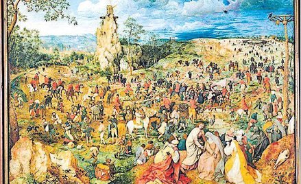 ”Drogę krzyżową” Pieter Bruegel st. malował w latach 1525 – 1569
