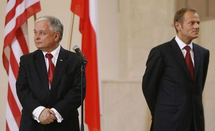 Konflikty między prezydentem Lechem Kaczyńskim a premierem Donaldem Tuskiem były przykładem słabości