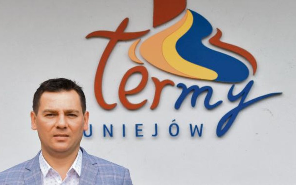 Marcin Pamfil, prezes spółki Termy Uniejów.