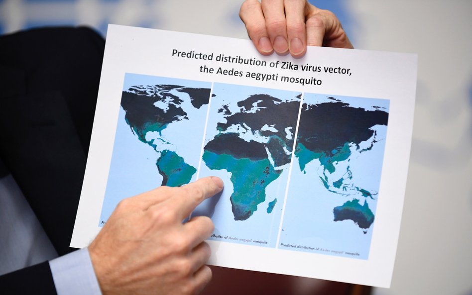 Teren występowania wirusa