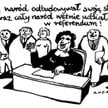 Komentarz rysunkowy. Cały naród odbudowywał swoją stolicę
