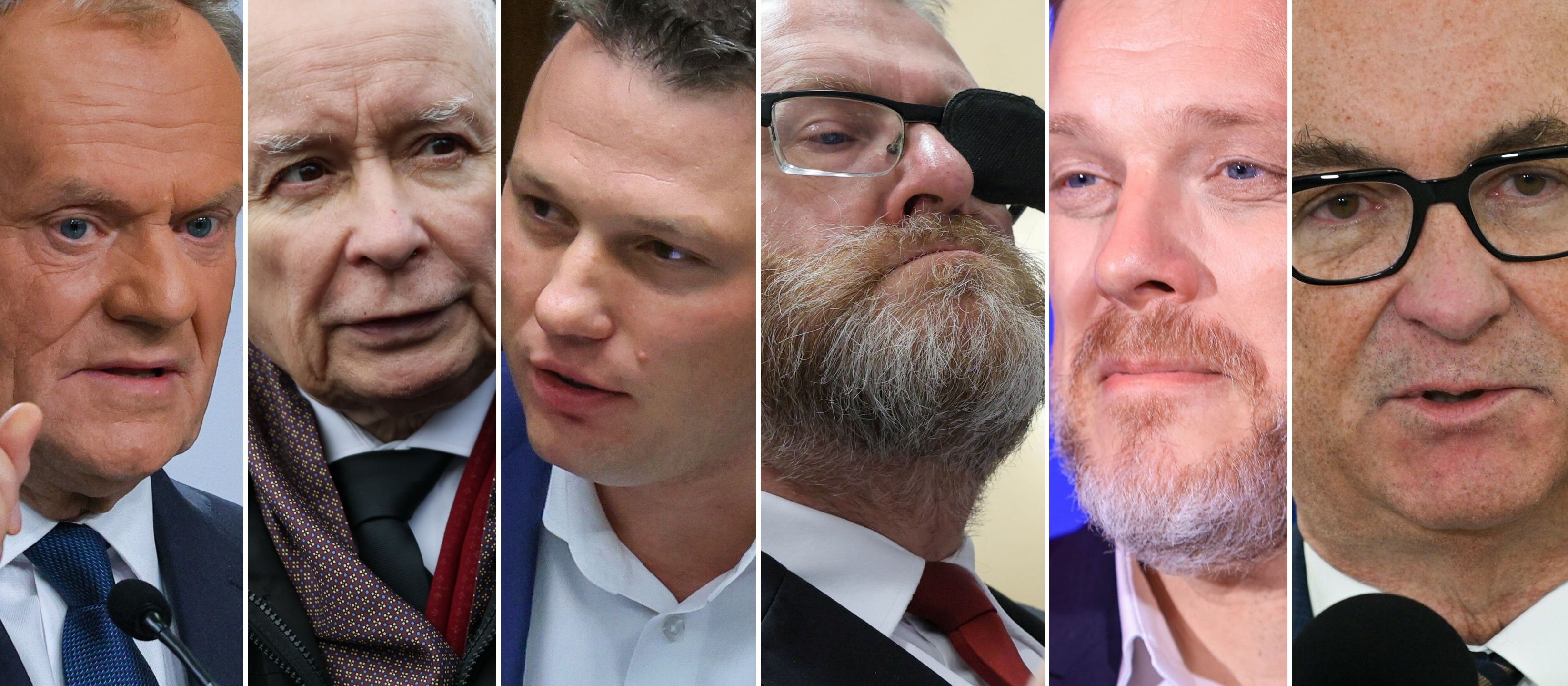 Nowy sondaż: KO na czele, sześć partii w Sejmie