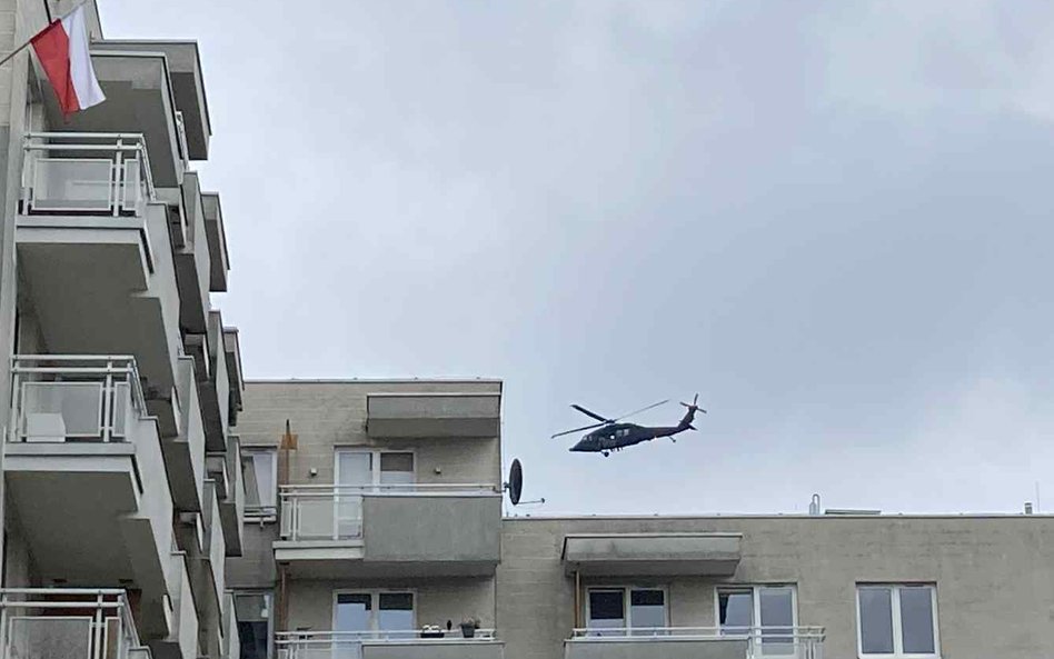 Trwają wojskowe ćwiczenia nad Warszawą