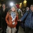 Greta Thunberg w trakcie demonstracji w Tbilisi