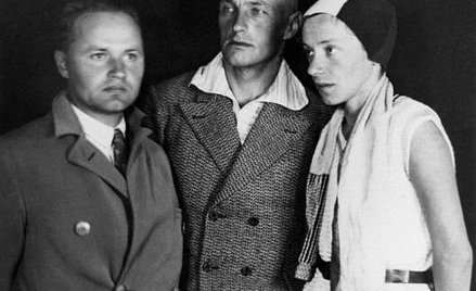Katarzyna Kobro, Władysław Strzemiński, Julian Przyboś – zdjęcie wykonane między 1930 a 1931 rokiem.