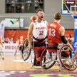 Marcin Balcerowski (nr 12) jest podporą reprezentacji w „koszykówce chodzonej”