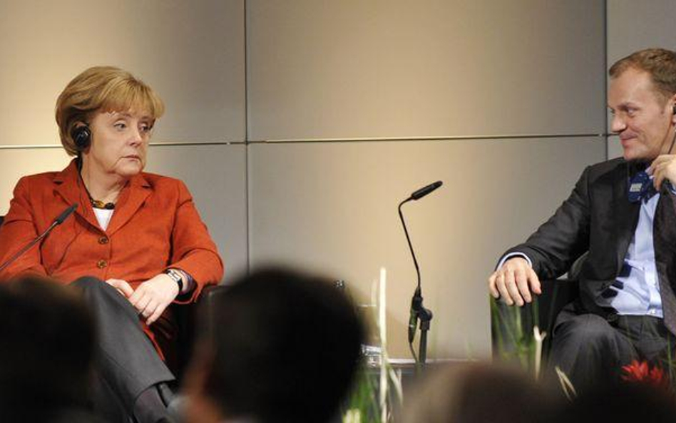 Angela Merkel i Donald Tusk