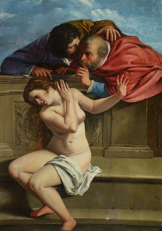 Artemisia Gentileschi, „Zuzanna i starcy”, The Collection of Paul Graf von Schönborn-Wiesentheid.