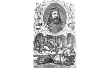 Kazimierz Wielki w cyklu „Wizerunki książąt i królów polskich” Ksawerego Pillatiego z 1888. 9 wrześn