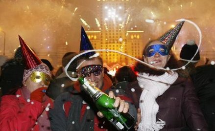 Szampański sylwester w rodzinnym gronie