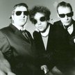 The Jesus And Mary Chain, od lewej: Ben Lurie, William Reid i Jim Reid. Szkocka grupa powstała w 198